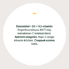 D3+K2-vitamin (1000 IU D3 / 25μg K2-MK7)