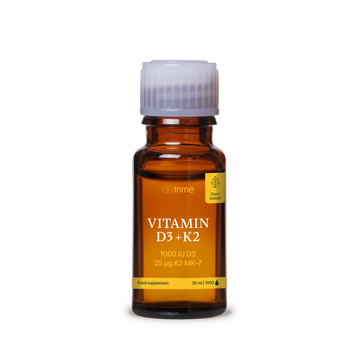 D3+K2-vitamin (1000 IU D3 / 25μg K2-MK7)