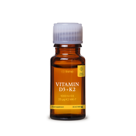 D3+K2-vitamin (1000 IU D3 / 25μg K2-MK7)