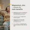 Magnézium, cink + B6-vitamin